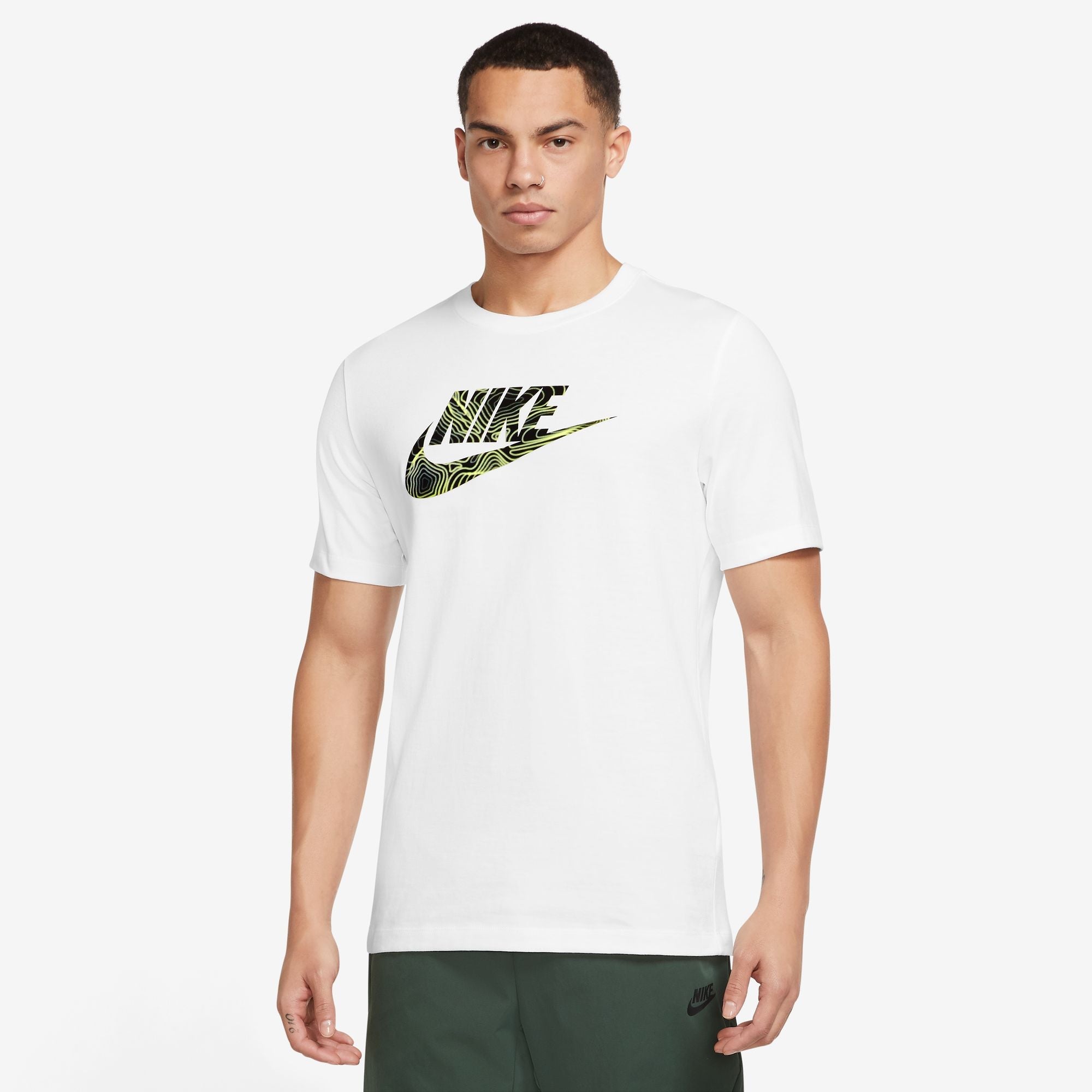 Mens Sportswear Camo Logo Short Sleeve T-Shirt