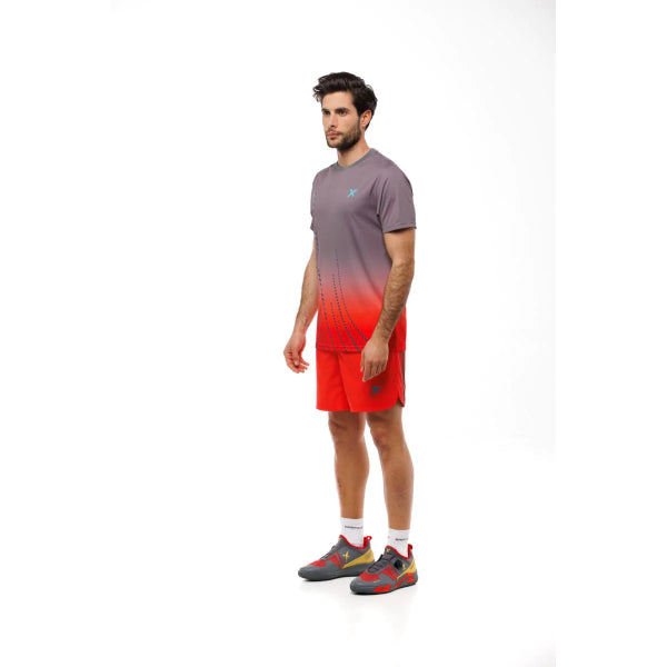 Mens Padel Tennis Graphic Performance Short Sleeve T-Shirt