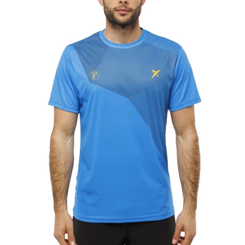 Mens Padel Tennis Gradient Graphic Performance T-Shirt