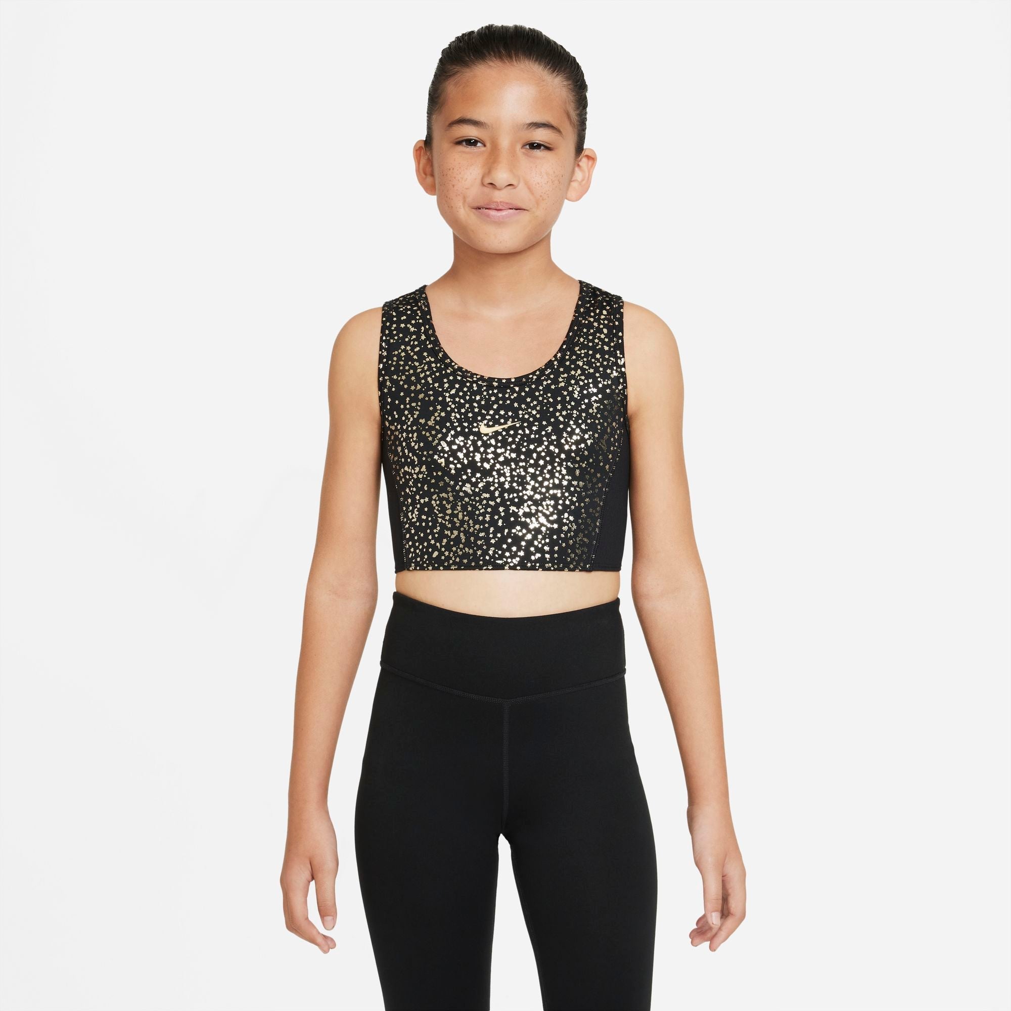 Girls Performance Dri Fit Fitted Crop Tank