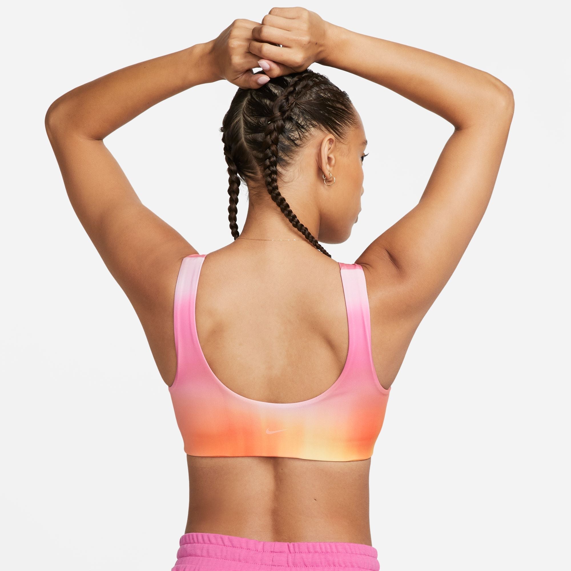 Womens All Over Print Light Impact Sports Bra