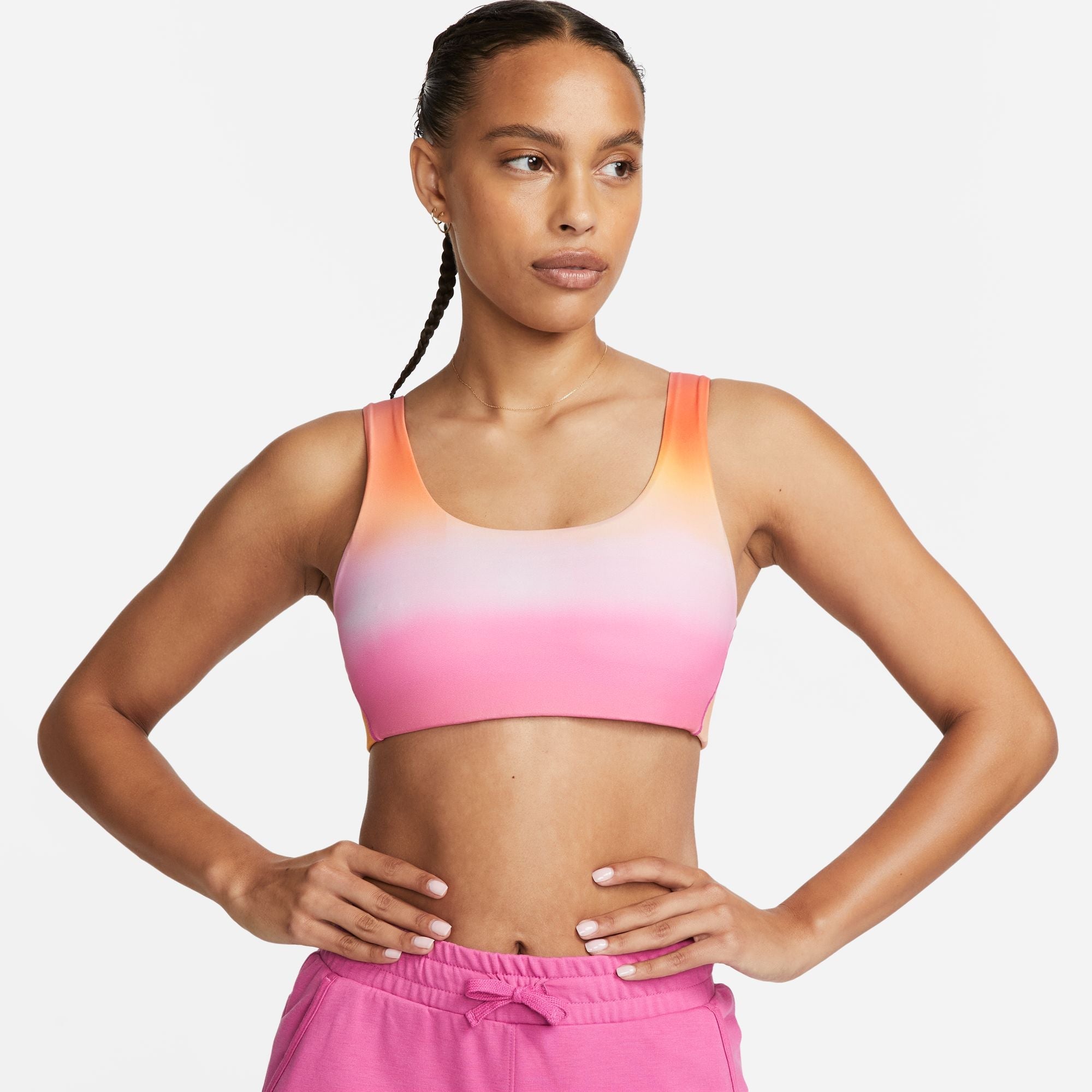 Womens All Over Print Light Impact Sports Bra