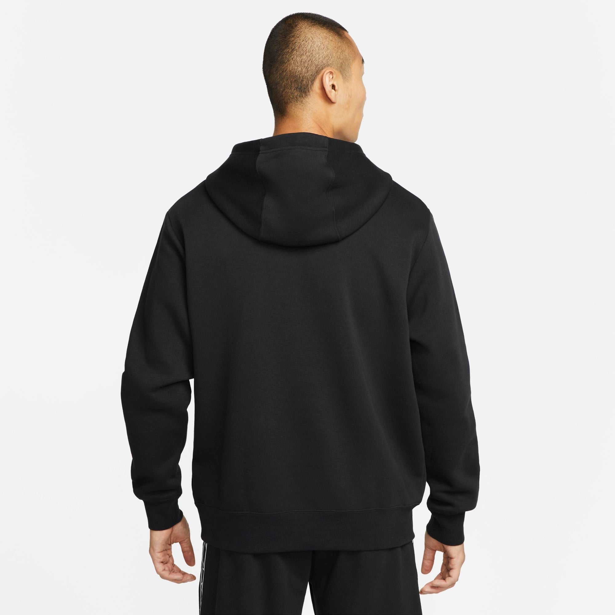 Mens Repeat Pack Fleece Logo Pullover Hoodie