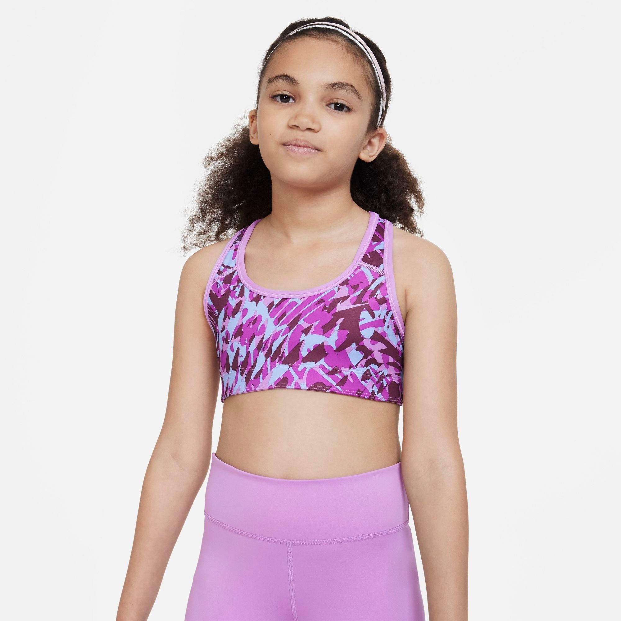Girls Performance Swoosh Reversible Bra