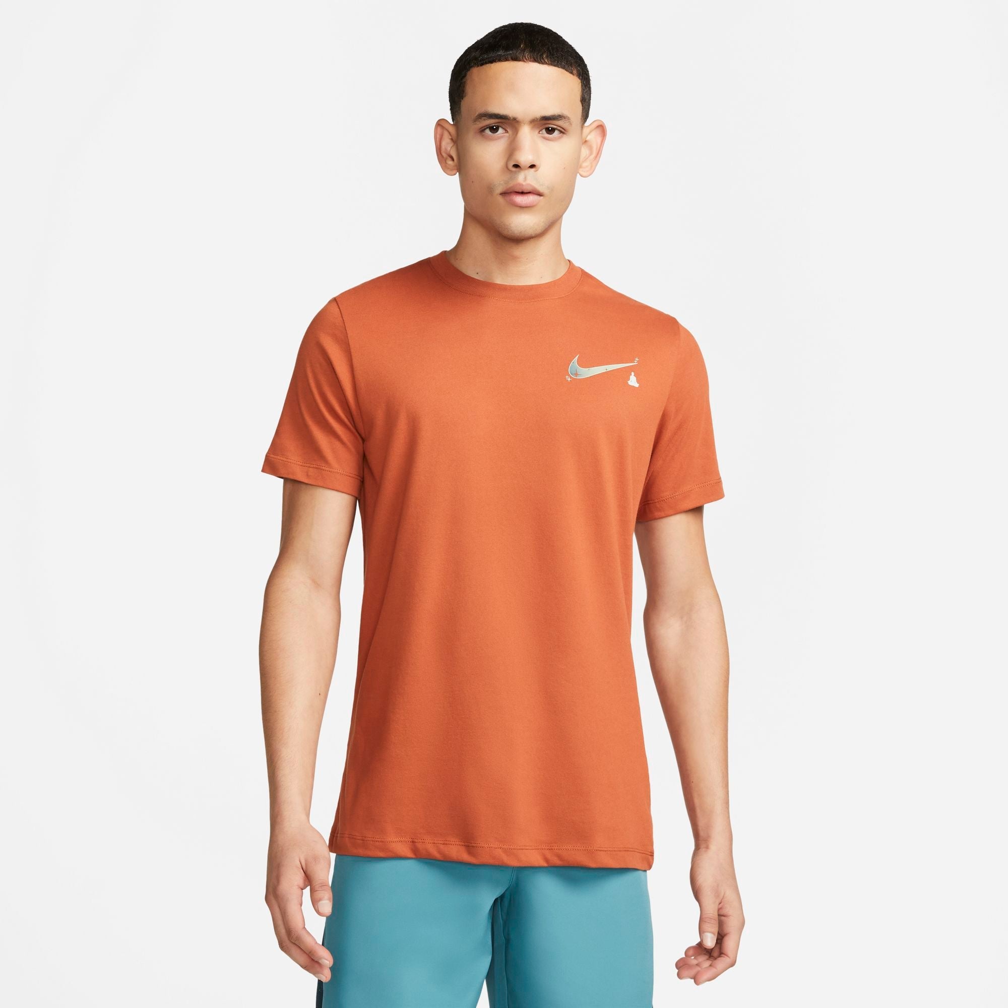 Mens Dri-Fit Yoga Short Sleeve T-Shirt