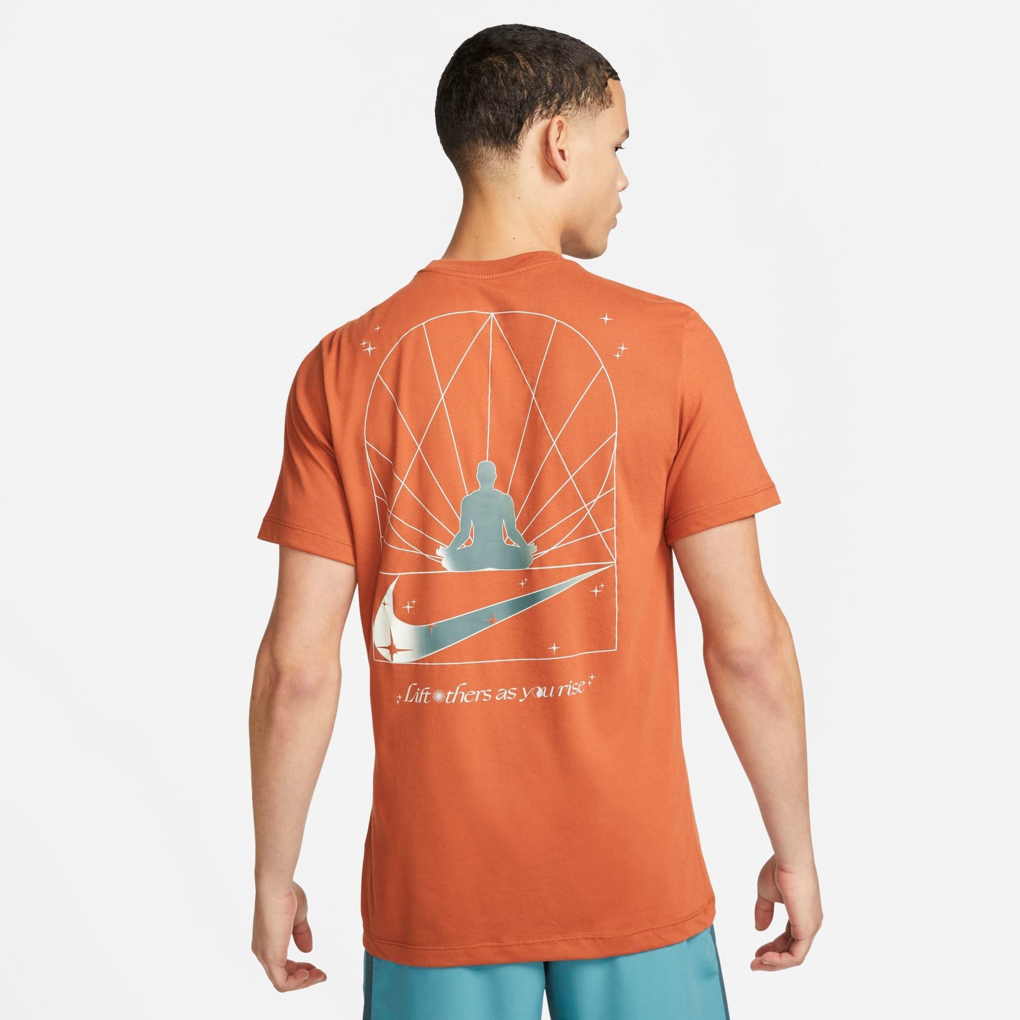 Mens Dri-Fit Yoga Short Sleeve T-Shirt