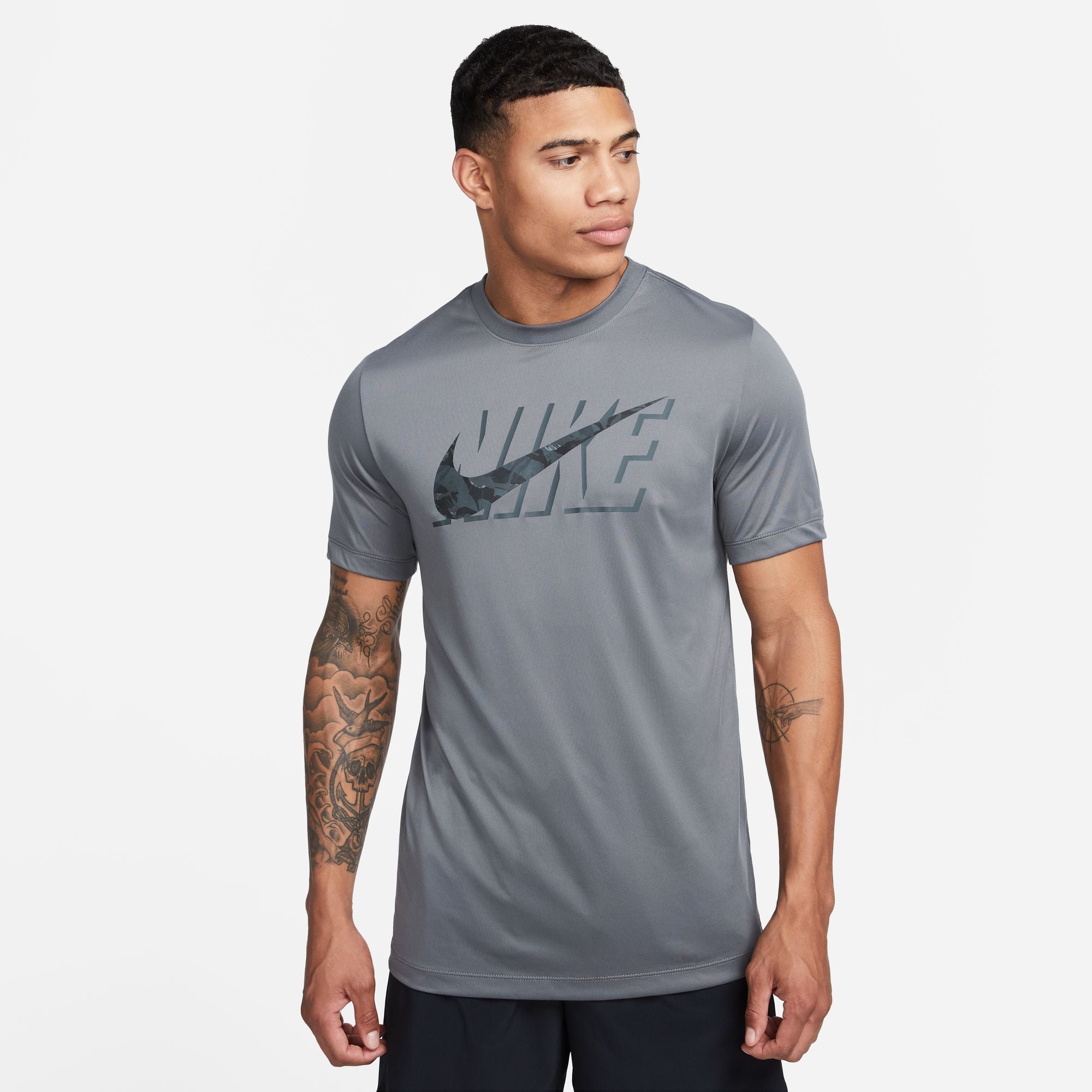 Mens Dri-Fit Legend Camo Short Sleeve T-Shirt