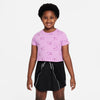 Girls Air Crop Short Sleeve T-Shirt