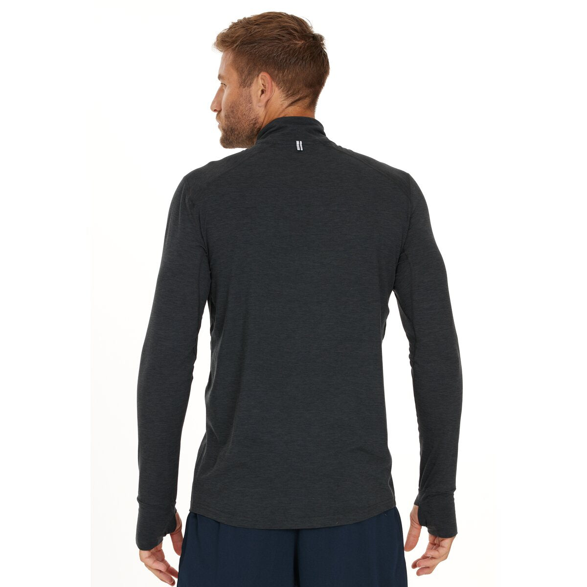 Mens Tune Melange Midlayer Long Sleeve T-Shirt
