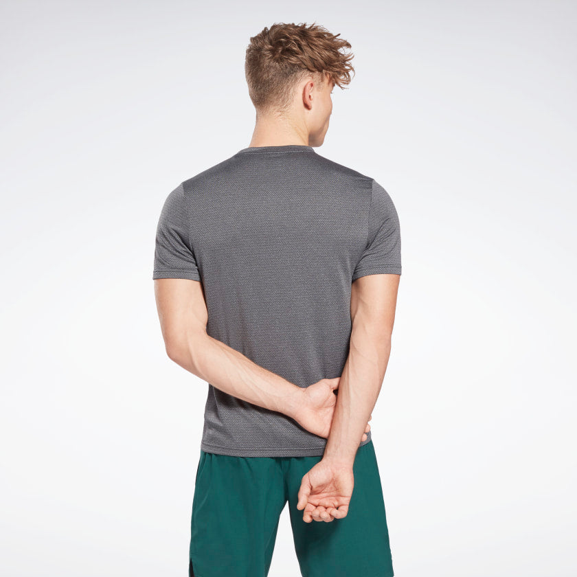 Mens Workout Ready Melange Short Sleeve T-Shirt