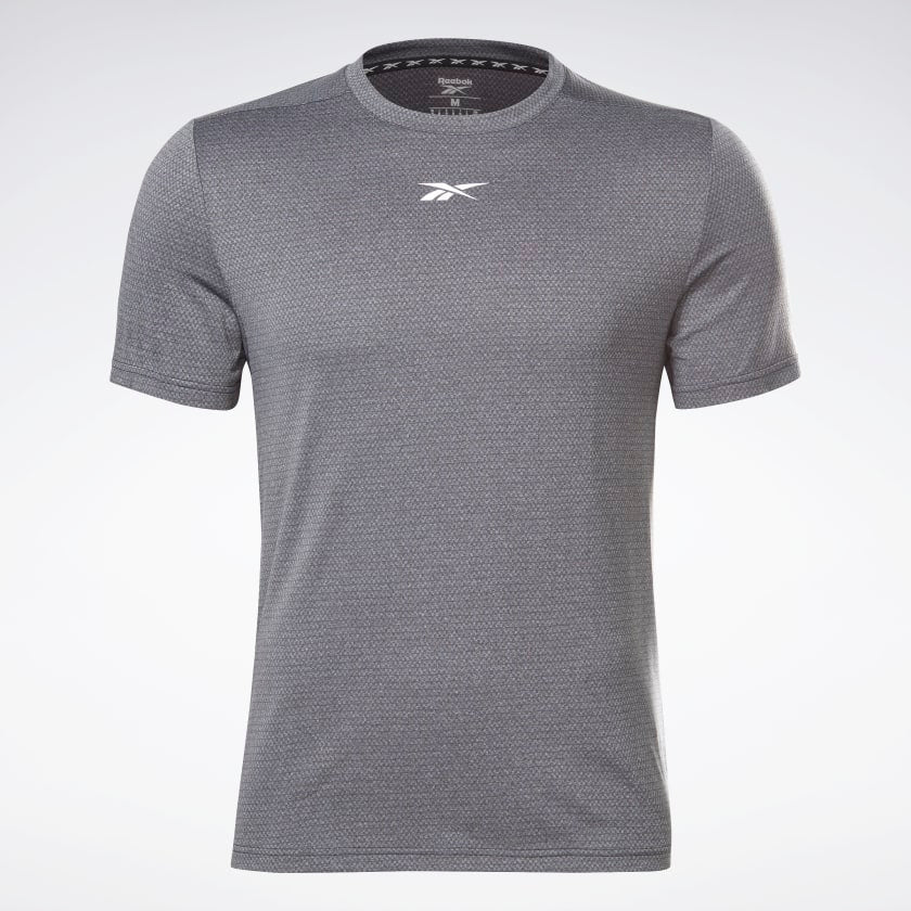 Mens Workout Ready Melange Short Sleeve T-Shirt