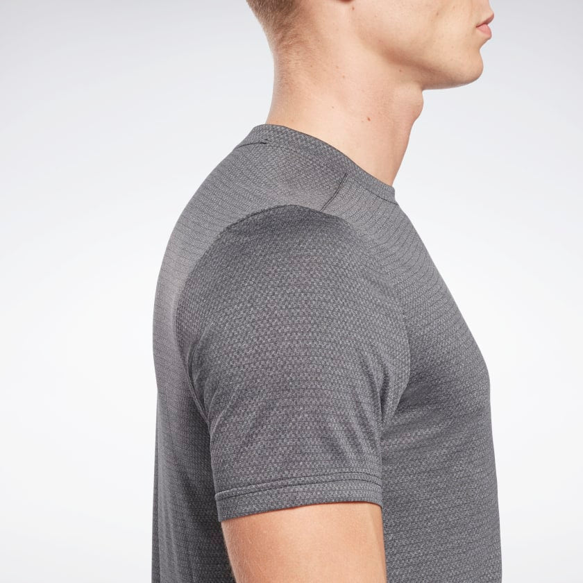 Mens Workout Ready Melange Short Sleeve T-Shirt