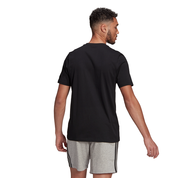 Mens Essentials Linear Logo Short Sleeve T-Shirt