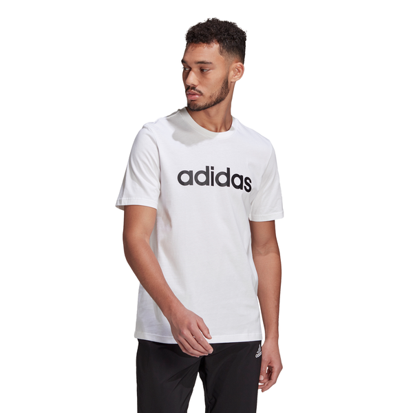 Mens Essentials Linear Logo Short Sleeve T-Shirt