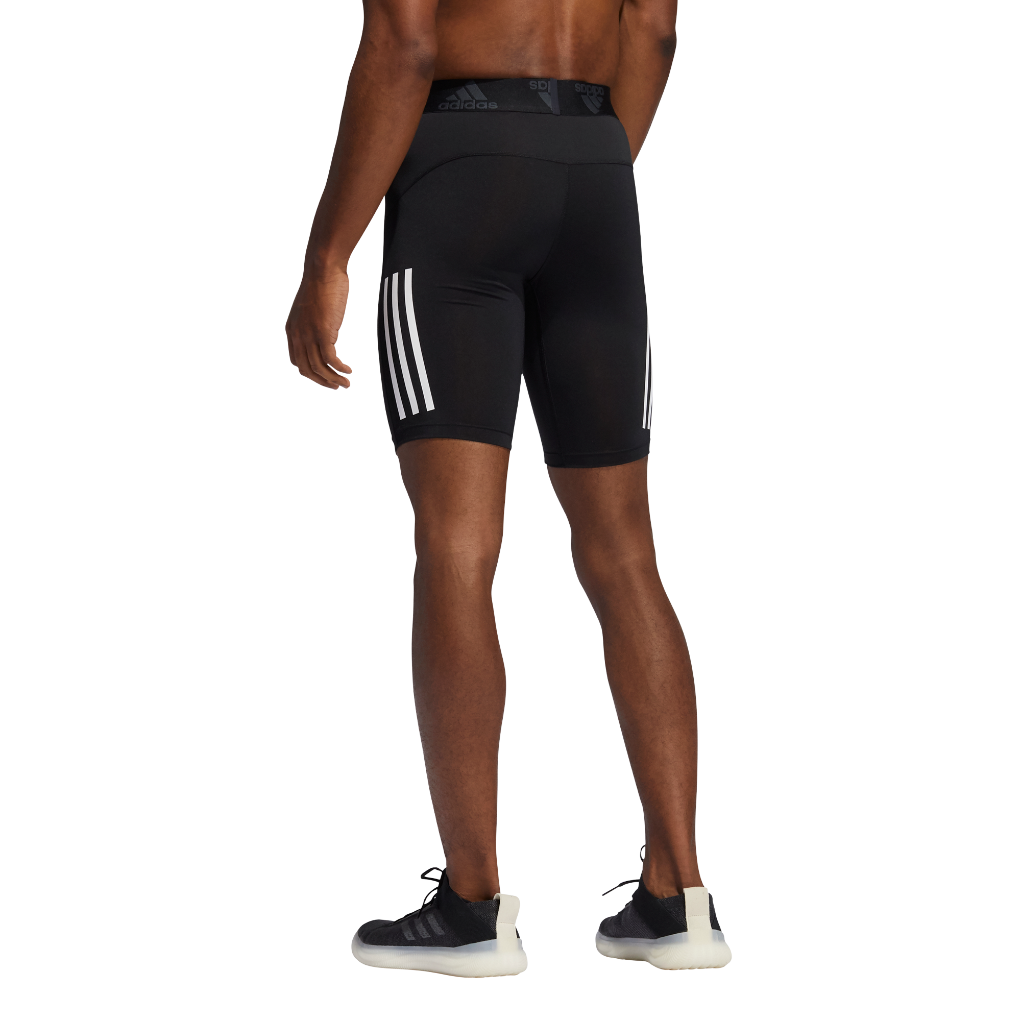 Mens Techfit 3 Stripes Short Tight