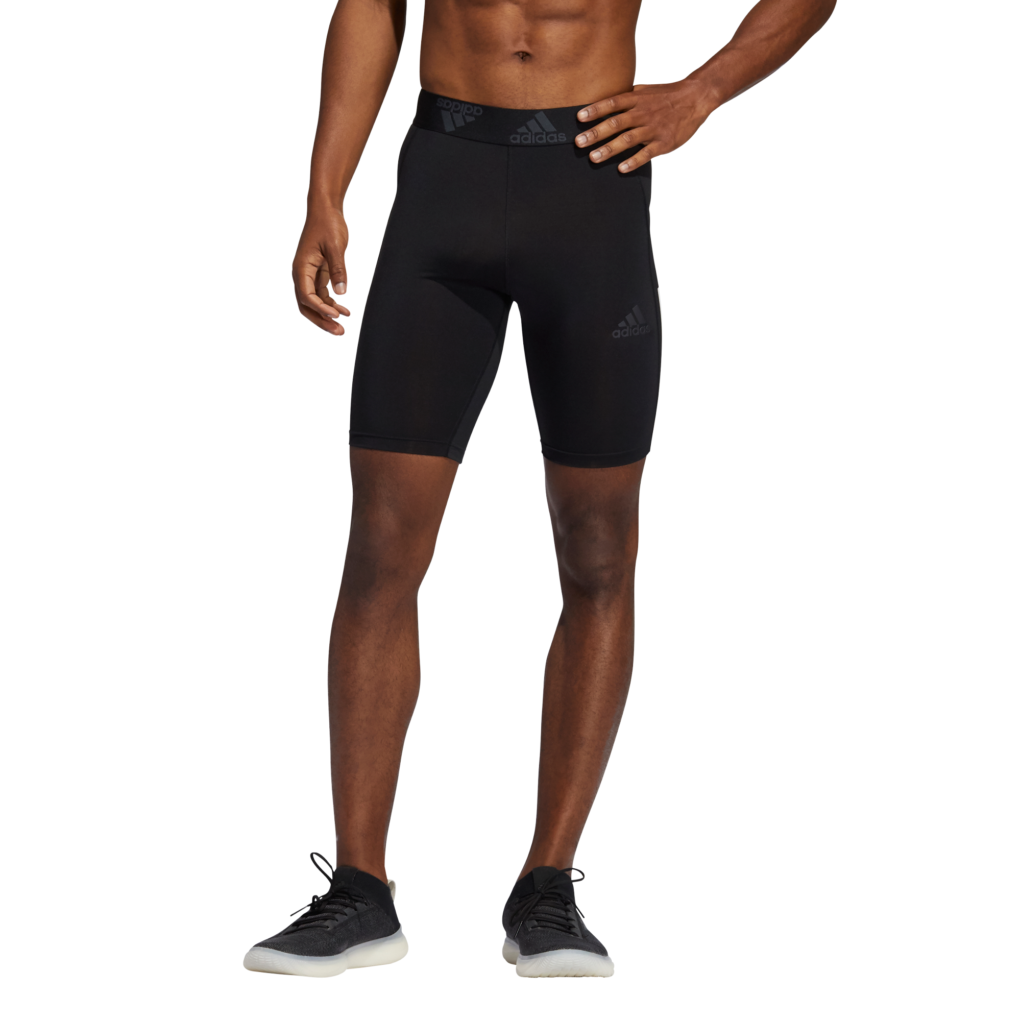 Mens Techfit 3 Stripes Short Tight