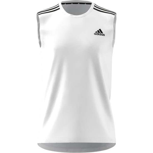 Mens Aeroready Designed 2 Move 3 Stripes Tank