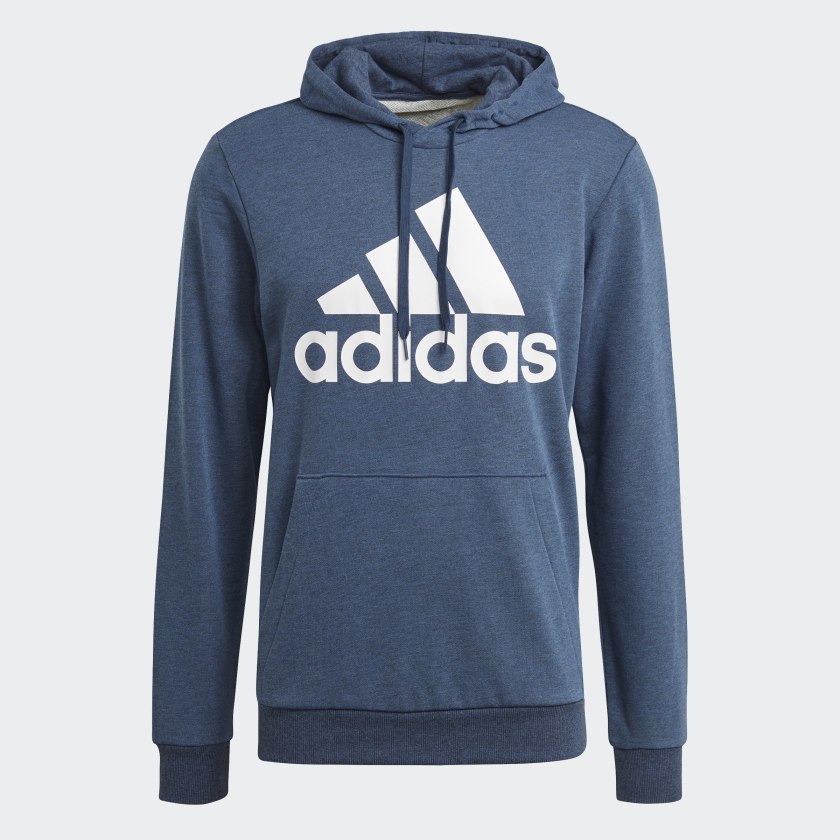 Mens Essentials Big Logo French Terry Pullover Hoodie