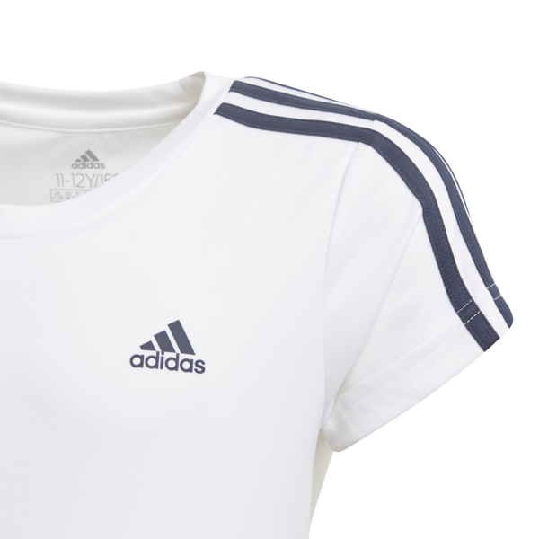 Girls Designed 2 Move 3 Stripes Slim Fit T-Shirt