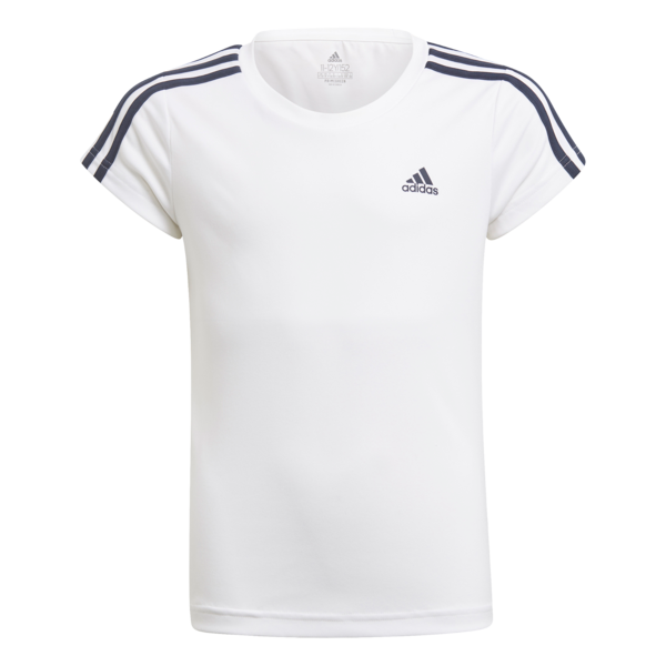 Girls Designed 2 Move 3 Stripes Slim Fit T-Shirt