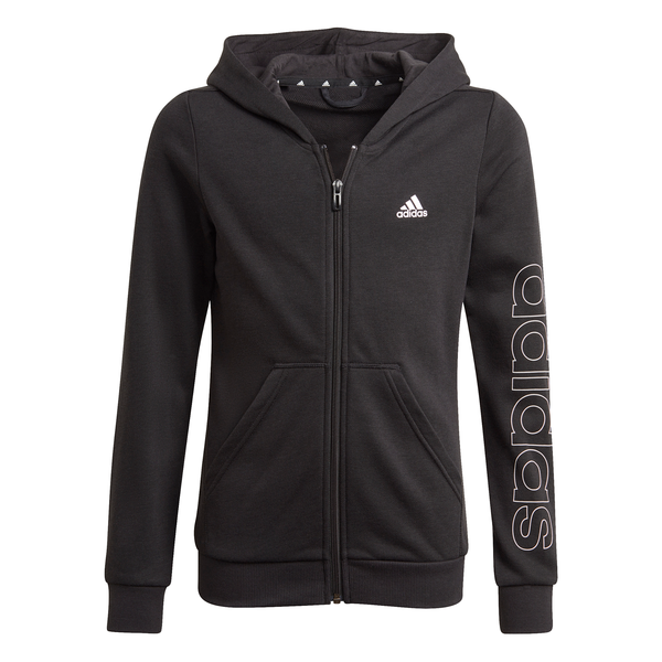 Girls Essentials Linear Full Zip Hoodie