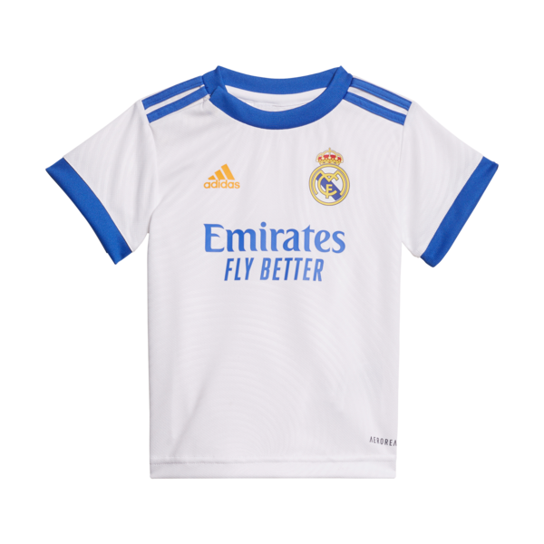 طقم اطفال طبق الأصل من فريق ريال مدريد (زي المستضيف) ٢١/٢٢
