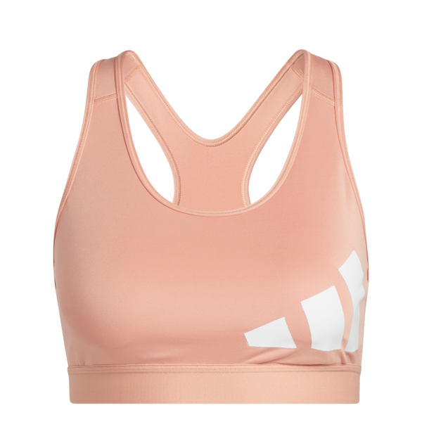 Womens 3 Bar Logo Medium Impact Sports Bra