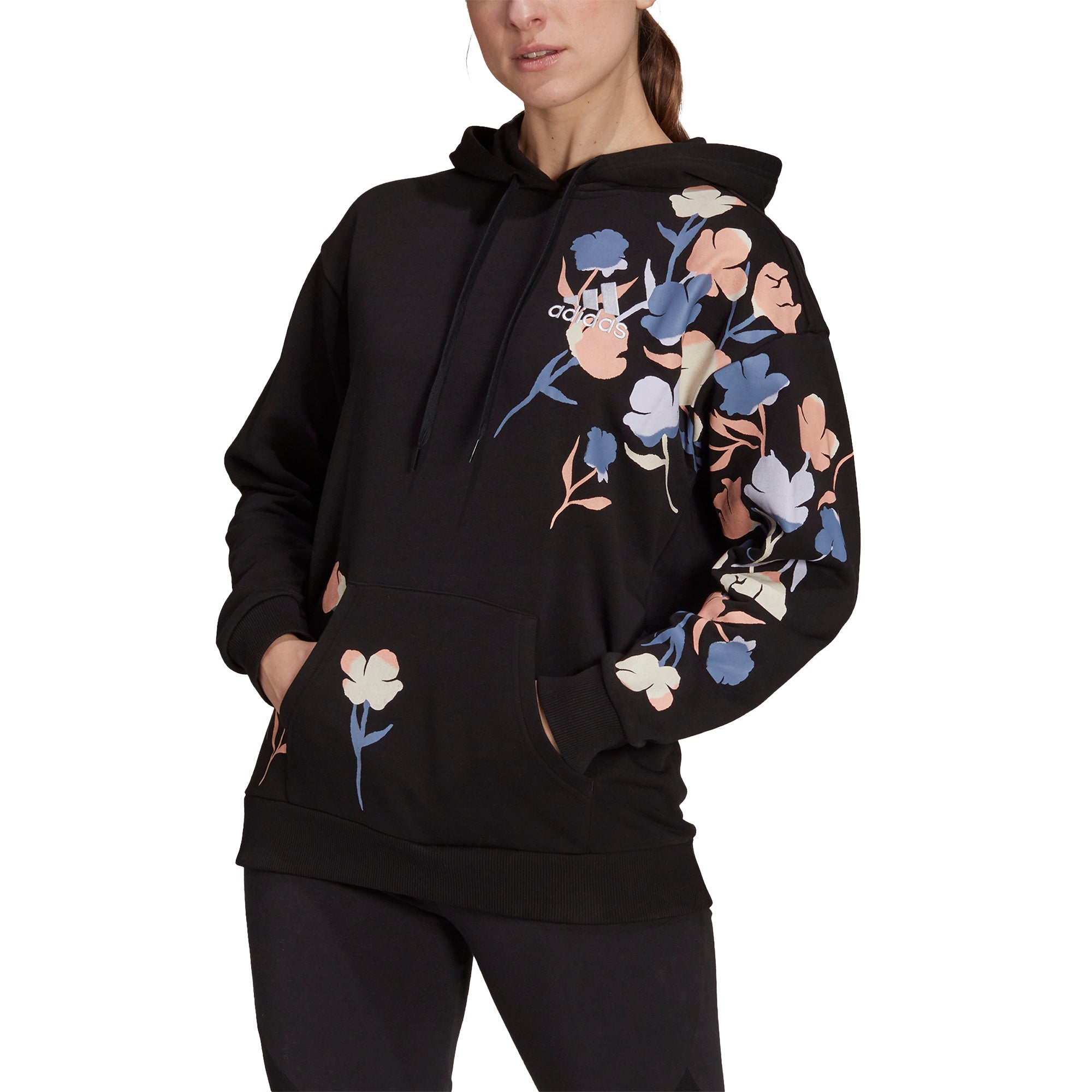 Womens Floral Print Pullover Hoodie GO SPORT KSA