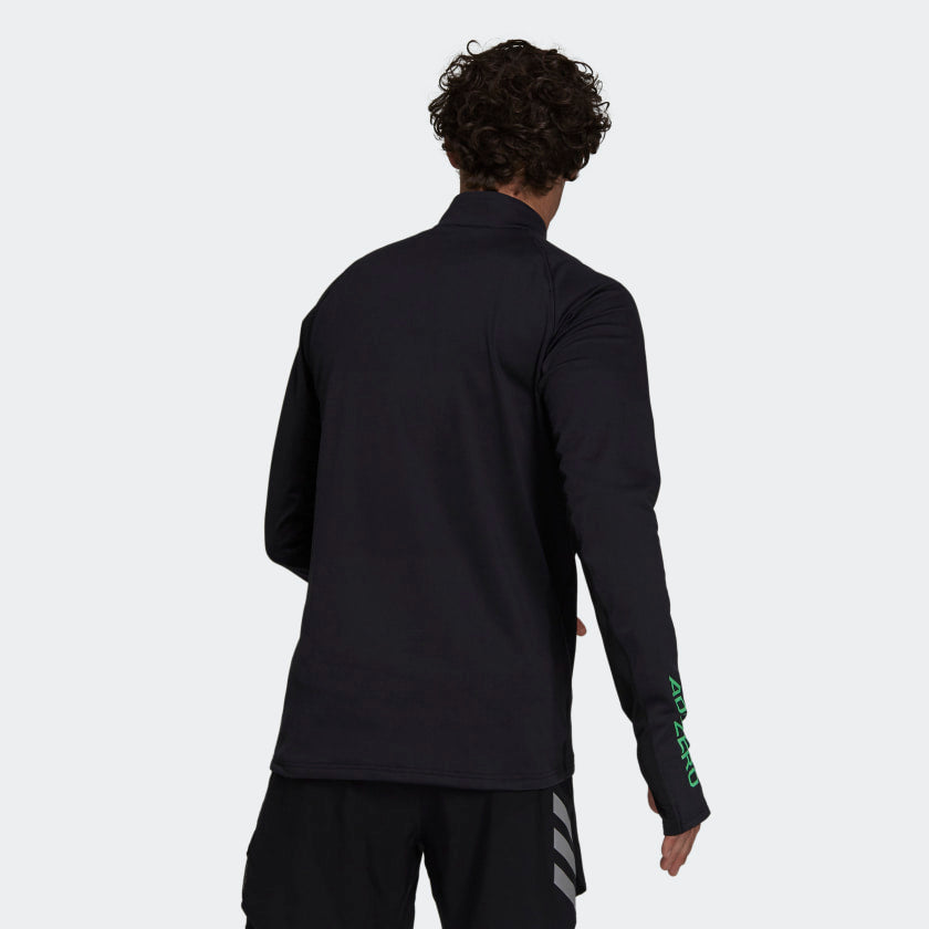Mens Adizero Half Zip Longsleeve Top