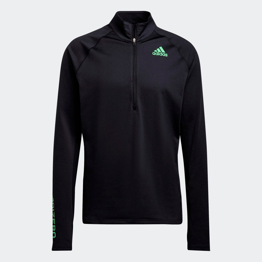 Mens Adizero Half Zip Longsleeve Top