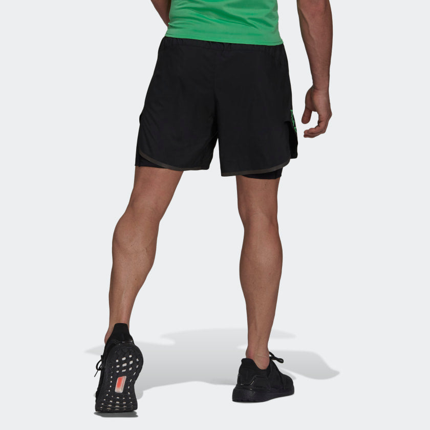 Mens Adizero 2 in 1 Short