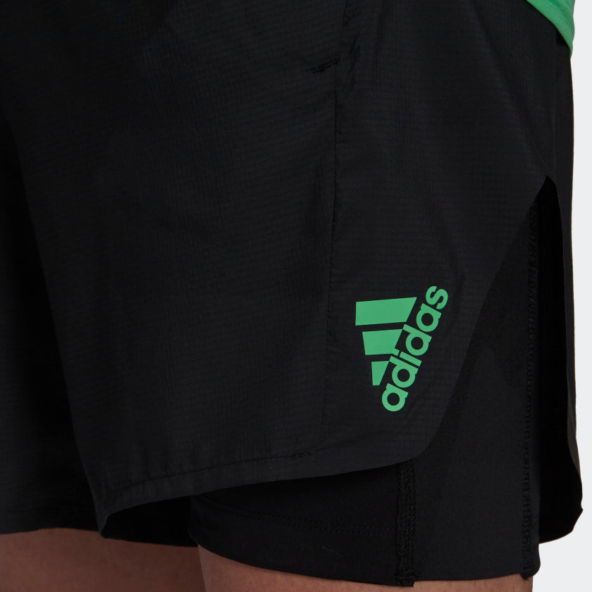 Mens Adizero 2 in 1 Short
