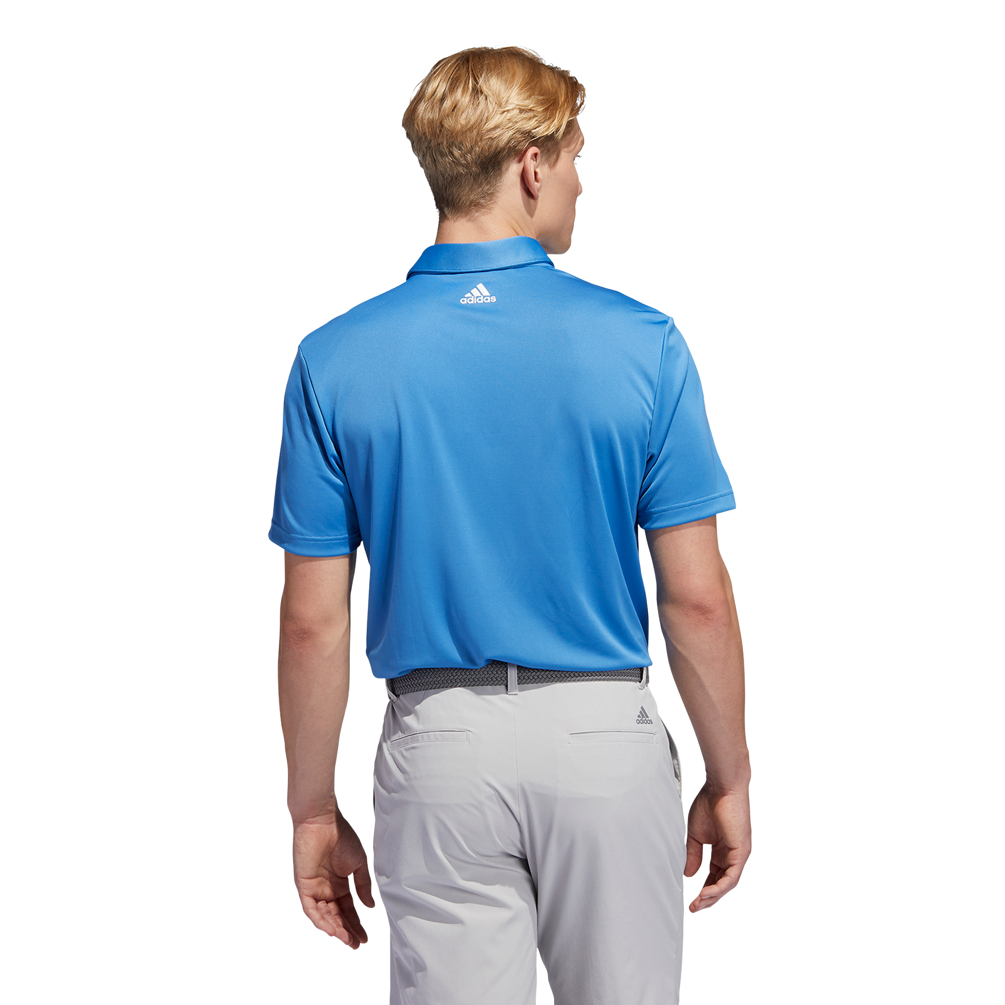 Mens 3 Stripes Basic Golf Polo Shirt