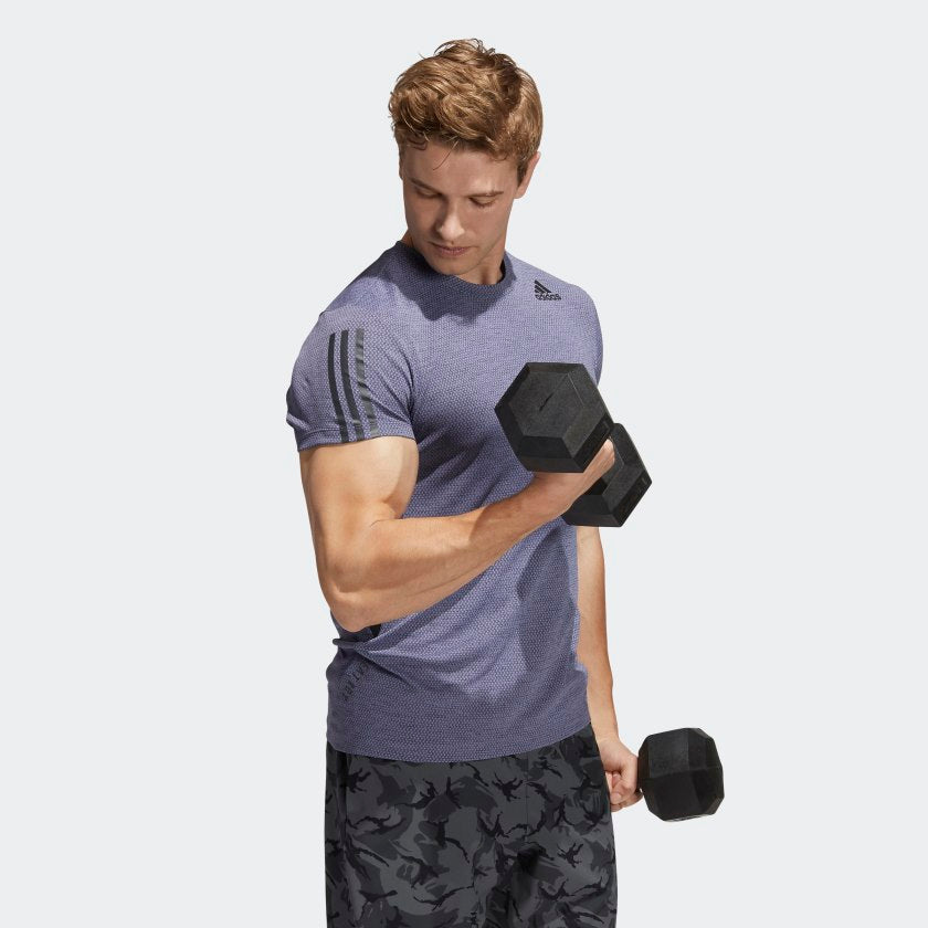 Mens Heat.RDY 3 Stripes Short Sleeve T-Shirt