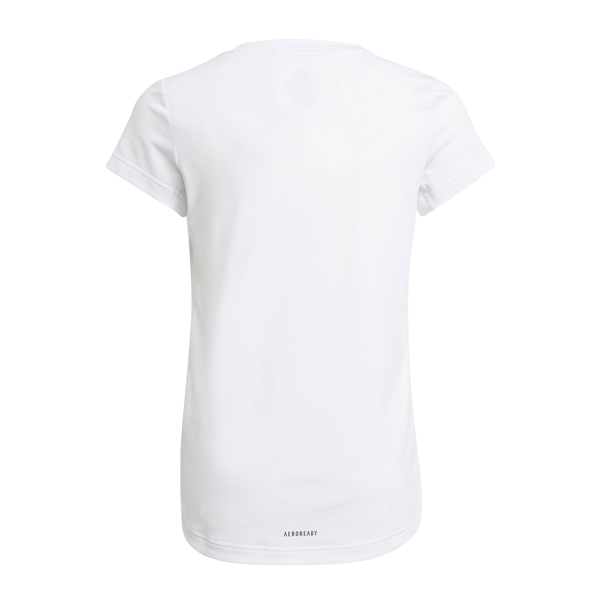 Girls Aeroready 3 Stripes Short Sleeve T-Shirt