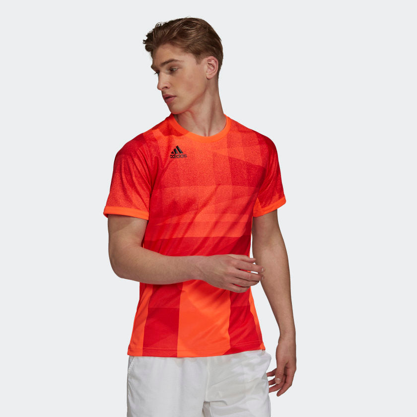 Mens Freelift Heat.RDY Tokyo Printed Tennis Short Sleeve T-Shirt