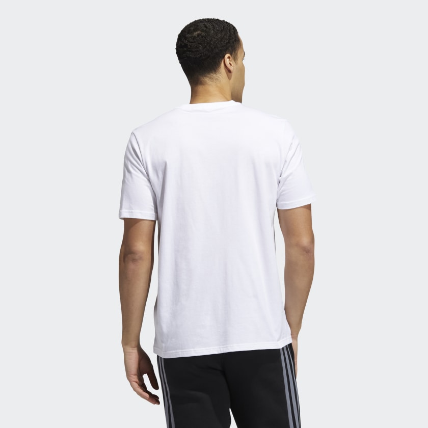 Mens Reverse Retro Aero 3 Stripes Graphic Short Sleeve T-Shirt