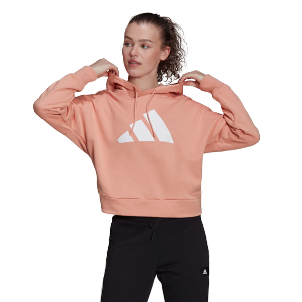 Womens 3 Bar Logo Pullover Hoodie