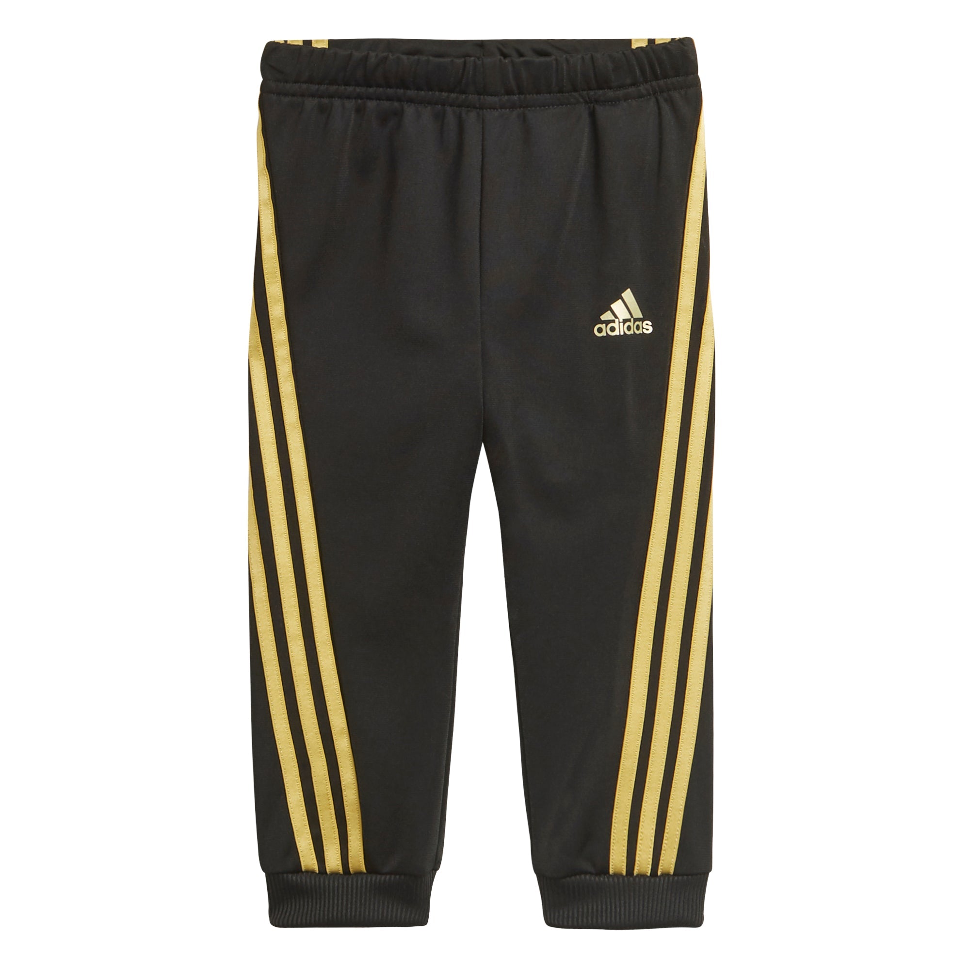 بدلة رياضية ميتاليك بأساور وسحاب كامل وثلاث خطوط للأولاد