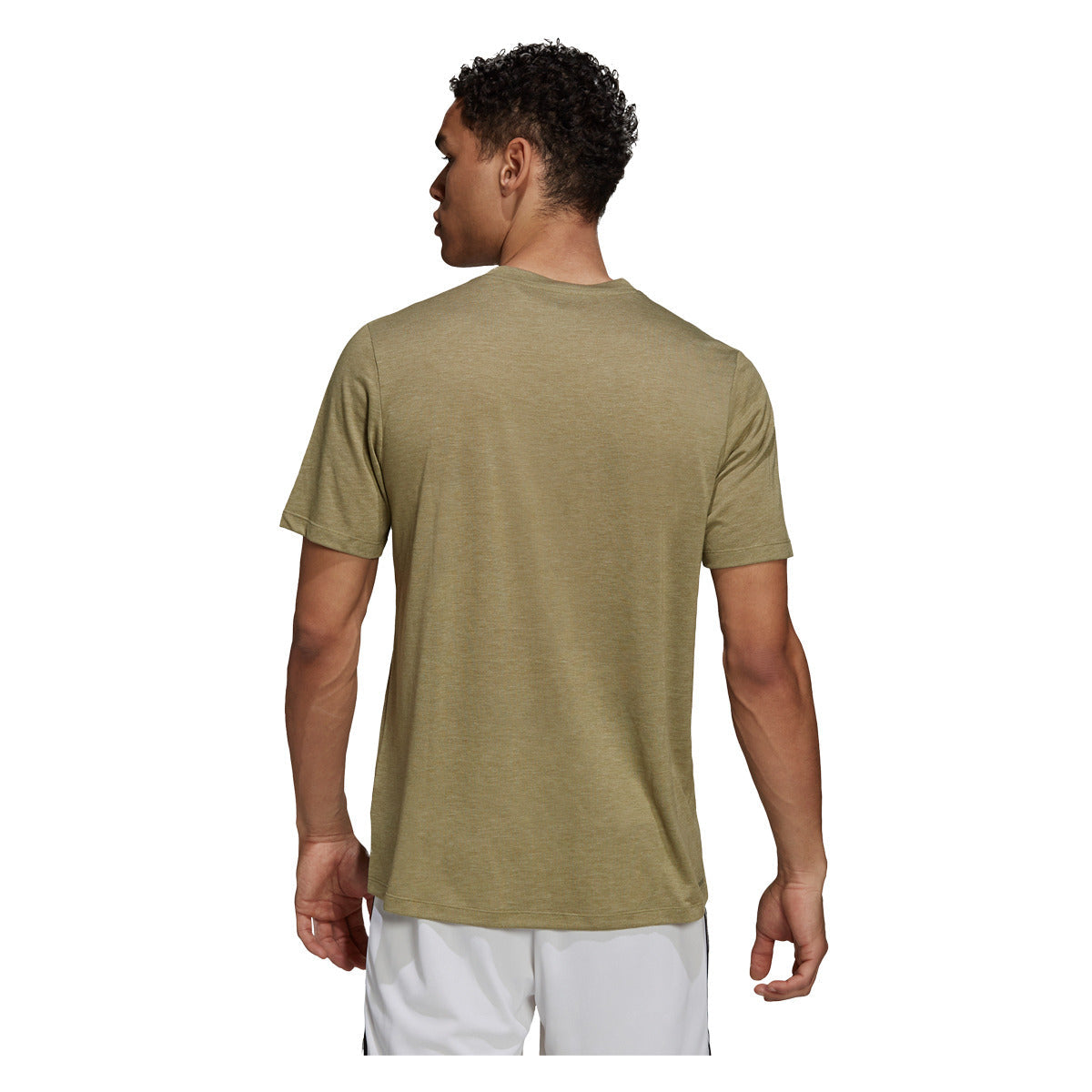 Mens Primeblue Designed 2 Move Heathered Sport Short Sleeve