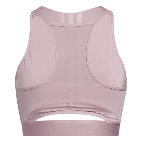 Womens Yoga Plain Cutout Medium Impact Sports Bra