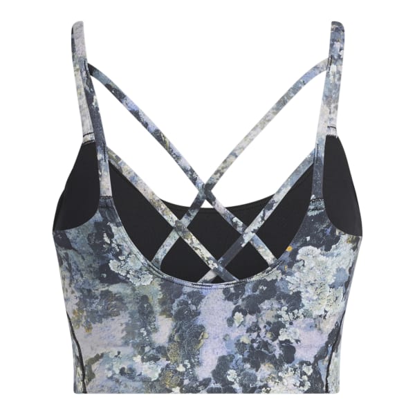 Womens Yoga All Over Print Light Impact Sports Bra