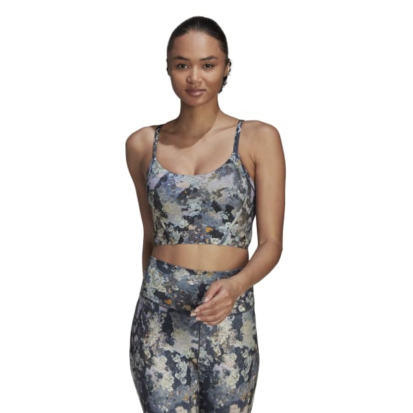 Womens Yoga All Over Print Light Impact Sports Bra