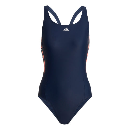 Womens 3 Stripes One Piece Swimsuit