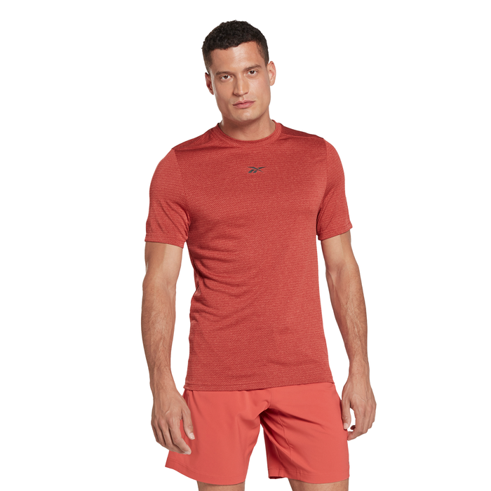 Mens Workout Ready Melange Short Sleeve T-Shirt