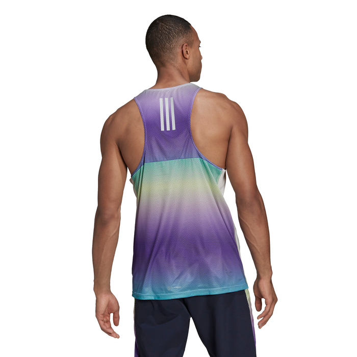 Mens Own The Run Singlet