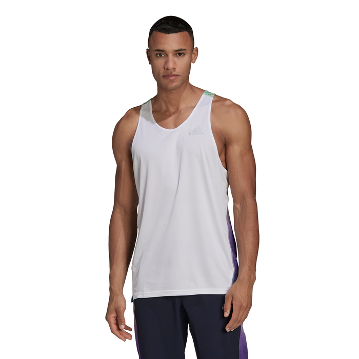 Mens Own The Run Singlet