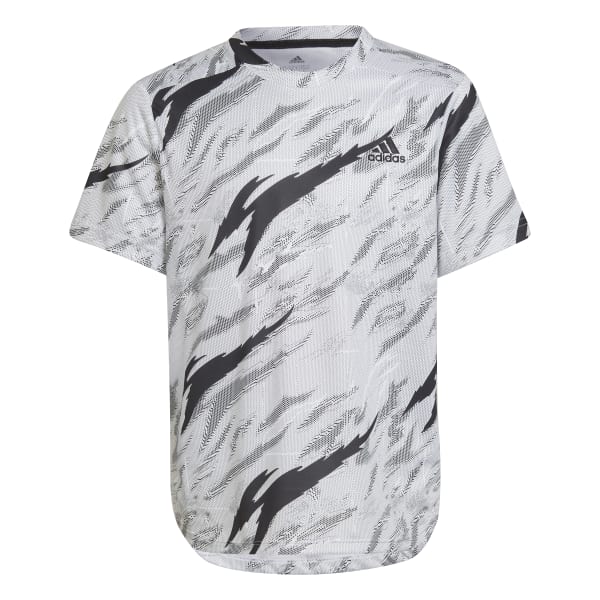 Boys Performance All Over Print Short Sleeve T-Shirt