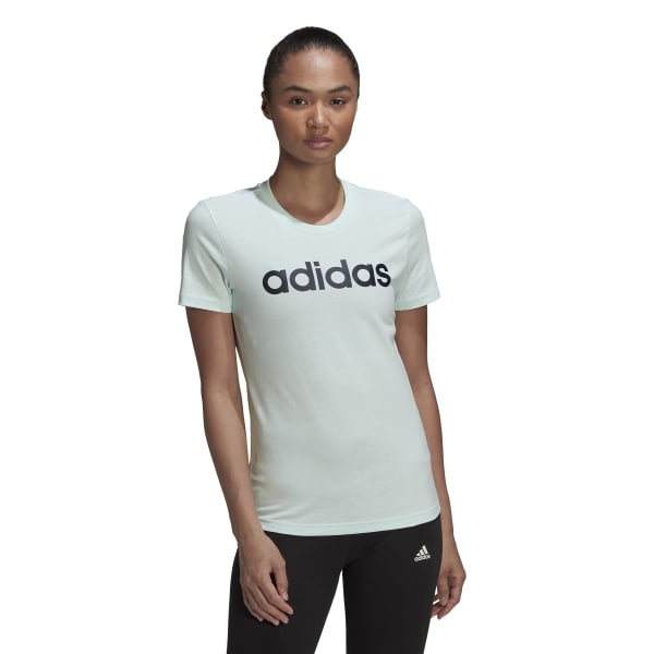 Womens Linear Logo Short Sleeve T-Shirt