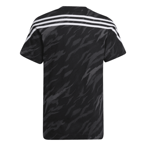 Boys 3 Stripes All Over Print Short Sleeve T-Shirt